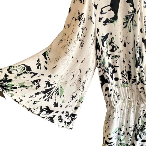 2/$40 Boho romper bell sleeve beach vibes jumpsuit - Picture 4 of 14